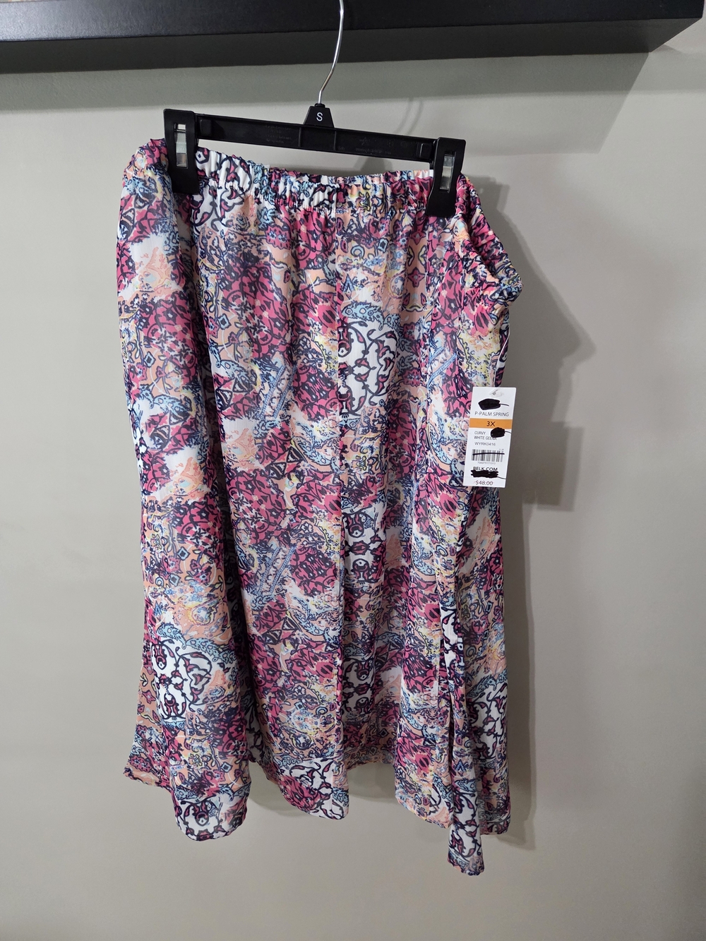 Kim Rogers Pink Multi Floral Circle Skirt